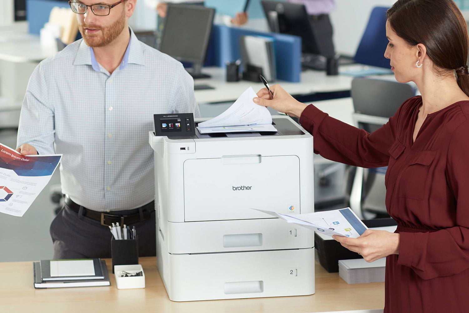 Impressora Colorida para Escritório - Laser - 2021 - Original Toner